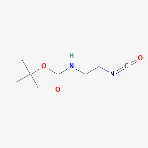 molecular formula C8H14N2O3 B1416332 tert-butyl N-(2-isocyanatoethyl)carbamate CAS No. 284049-22-5
