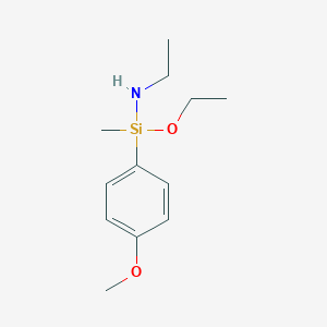 1-Ethoxy-N-ethyl-1-(4-methoxyphenyl)-1-methylsilanamine