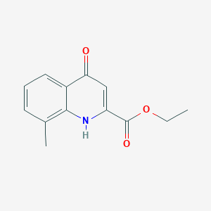 ethyl 8-methyl-4-oxo-1H-quinoline-2-carboxylate