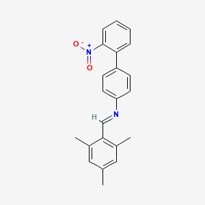 N-[4-(2-nitrophenyl)phenyl]-1-(2,4,6-trimethylphenyl)methanimine