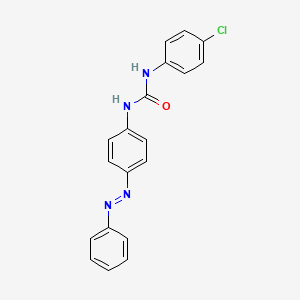 1-(4-chlorophenyl)-3-{4-[(E)-phenyldiazenyl]phenyl}urea