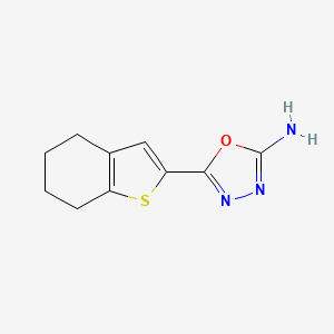 5-(4,5,6,7-Tetrahydro-1-benzothiophen-2-yl)-1,3,4-oxadiazol-2-amine