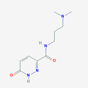 N-[3-(dimethylamino)propyl]-6-oxo-1H-pyridazine-3-carboxamide