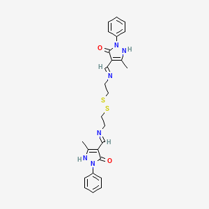 Dithiobis(ethyleneiminomethylidyne)bis(3-methyl-1-phenyl-2-pyrazolin-5-one)