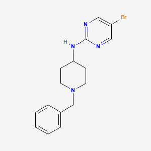 molecular formula C16H19BrN4 B14163544 (1-Benzyl-piperidin-4-YL)-(5-bromo-pyrimidin-2-YL)-amine CAS No. 886366-31-0