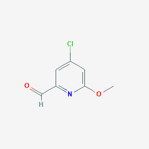 4-Chloro-6-methoxypicolinaldehyde