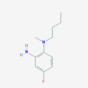 molecular formula C11H17FN2 B1416355 N~1~-Butyl-4-fluoro-N~1~-methyl-1,2-benzenediamine CAS No. 1019632-09-7