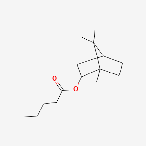 molecular formula C15H26O2 B14163565 Bornyl valerate CAS No. 6189-76-0