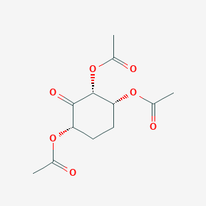 molecular formula C12H16O7 B14163588 (1R,2R,4S)-3-Oxocyclohexane-1,2,4-triyl triacetate CAS No. 924886-58-8