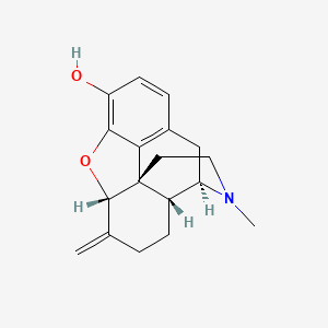 molecular formula C18H21NO2 B14163677 6-Methylenedihydroepoxymorphine CAS No. 3414-84-4