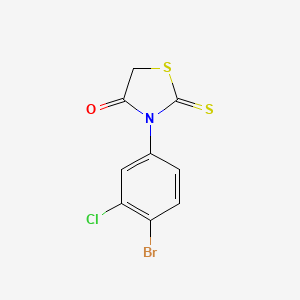 Rhodanine, 3-(4-bromo-3-chlorophenyl)-