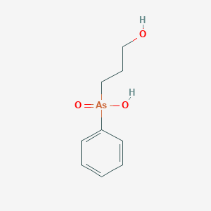 molecular formula C9H13AsO3 B14163684 Arsine oxide, hydroxy(2-hydroxypropyl)phenyl- CAS No. 21905-32-8