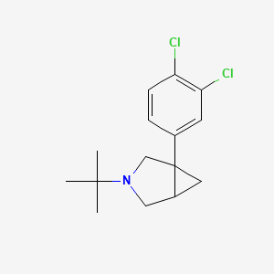 3-Tert-butyl-1-(3,4-dichlorophenyl)-3-azabicyclo[3.1.0]hexane