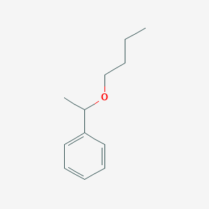 molecular formula C12H18O B14163731 Benzene, (1-butoxyethyl)- CAS No. 4157-77-1