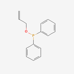 molecular formula C15H15OP B14163771 Prop-2-en-1-yl diphenylphosphinite CAS No. 14655-53-9