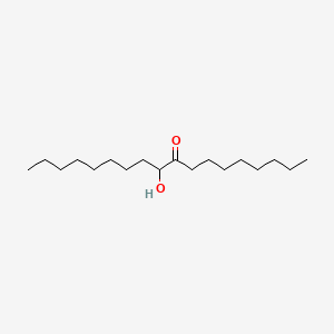 molecular formula C18H36O2 B14163786 10-Hydroxyoctadecan-9-one CAS No. 4444-91-1