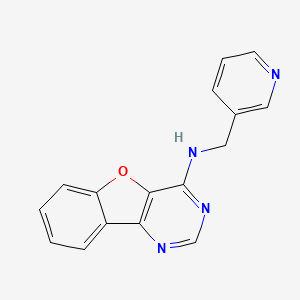 N-(pyridin-3-ylmethyl)[1]benzofuro[3,2-d]pyrimidin-4-amine