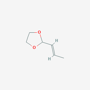 molecular formula C6H10O2 B14163863 2-Propenyl-1,3-dioxolane CAS No. 4528-26-1