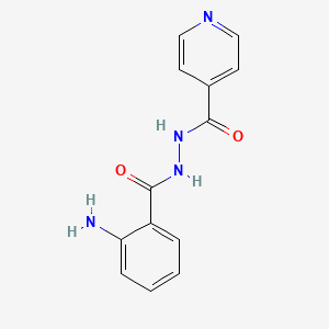 molecular formula C13H12N4O2 B14163872 Hydrazine, 1-(o-aminobenzoyl)-2-(4-pyridyl)- CAS No. 30907-65-4