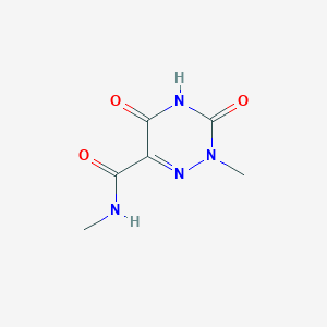 n,2-Dimethyl-3,5-dioxo-2,3,4,5-tetrahydro-1,2,4-triazine-6-carboxamide