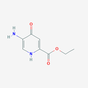 molecular formula C8H10N2O3 B14163924 Ethyl 5-amino-4-hydroxypicolinate 