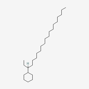 molecular formula C26H52 B14163942 Eicosane, 3-cyclohexyl- CAS No. 4443-57-6