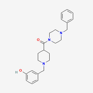 (4-Benzylpiperazin-1-yl)[1-(3-hydroxybenzyl)piperidin-4-yl]methanone