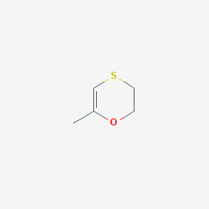 molecular formula C5H8OS B14164153 2-Methyl-5,6-dihydro-1,4-oxathiine CAS No. 3643-97-8