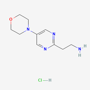 2-(5-Morpholinopyrimidin-2-YL)ethanamine hydrochloride