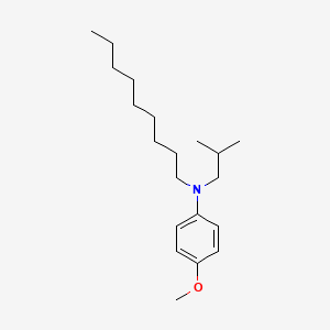 molecular formula C20H35NO B14164203 4-Methoxy-N-(2-methylpropyl)-N-nonylaniline CAS No. 923603-42-3