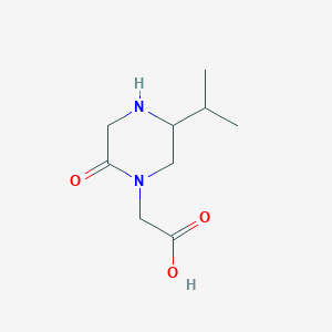 molecular formula C9H16N2O3 B14164257 (5-Isopropyl-2-oxo-piperazin-1-YL)-acetic acid 