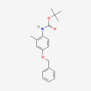 Tert-butyl 4-(benzyloxy)-2-methylphenylcarbamate