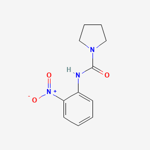 molecular formula C11H13N3O3 B1416430 N-(2-nitrophenyl)pyrrolidine-1-carboxamide CAS No. 1090012-11-5