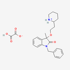 1-Benzyl-3-methyl-3-(2-(piperidino)ethoxy)-2-indolinone oxalate