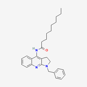 N-(1-benzyl-2,3-dihydro-1H-pyrrolo[2,3-b]quinolin-4-yl)decanamide