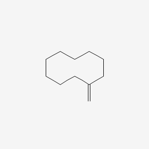 molecular formula C11H20 B14164378 Methylenecyclodecane CAS No. 3817-57-0