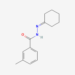 N'-cyclohexylidene-3-methylbenzohydrazide