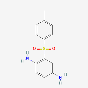 molecular formula C13H14N2O2S B14164433 Benzene-1,4-diamine, 2-(4-methylphenylsulfonyl)- CAS No. 121315-25-1