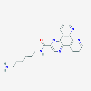 N-(6-Aminohexyl)pyrazino[2,3-f][1,10]phenanthroline-2-carboxamide