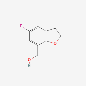 (5-Fluoro-2,3-dihydrobenzofuran-7-YL)methanol