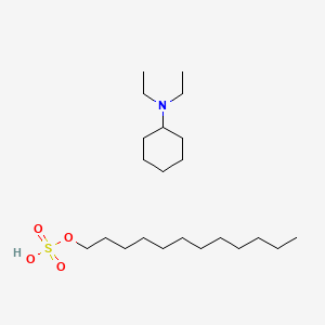 Cyclohexyldiethylammonium lauryl sulfate