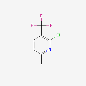 molecular formula C7H5ClF3N B1416447 2-氯-6-甲基-3-(三氟甲基)吡啶 CAS No. 1099597-74-6
