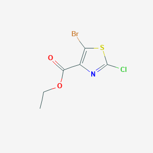 molecular formula C6H5BrClNO2S B1416448 Ethyl 5-bromo-2-chlorothiazole-4-carboxylate CAS No. 1125409-85-9
