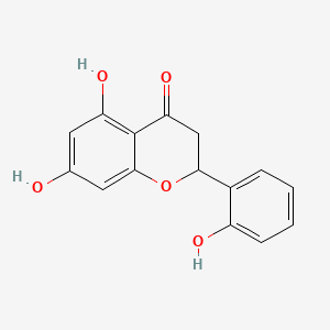 molecular formula C15H12O5 B14164512 5,7,2'-Trihydroxyflavanone CAS No. 120980-68-9