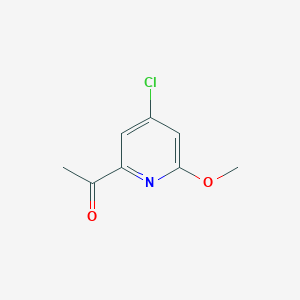 1-(4-Chloro-6-methoxypyridin-2-YL)ethanone