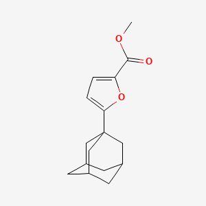 B1416458 Methyl 5-(1-adamantyl)-2-furoate CAS No. 73163-86-7