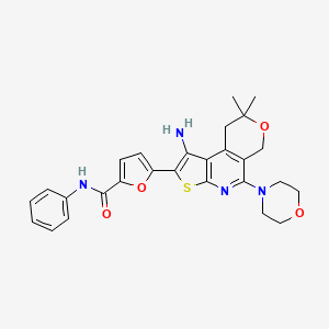 molecular formula C27H28N4O4S B14164596 Agn-PC-0LP2UR CAS No. 4598-72-5