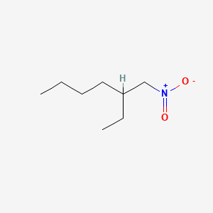 molecular formula C8H17NO2 B14164641 2-Ethyl-1-nitrohexane CAS No. 3457-56-5