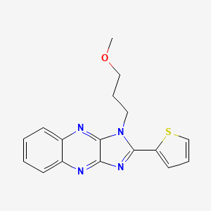 3-(3-Methoxypropyl)-2-thiophen-2-ylimidazo[4,5-b]quinoxaline