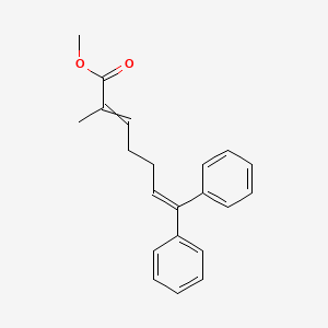 Methyl 2-methyl-7,7-diphenylhepta-2,6-dienoate